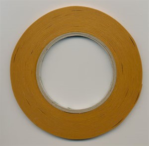 Dobbelt kl�bende tape 3 mm bred - brunpapir